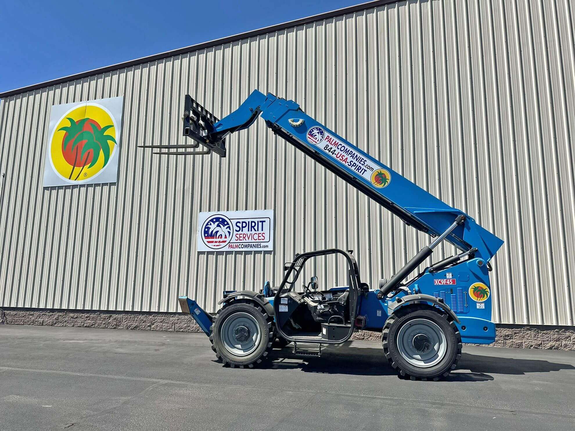Telehandler Loader & Spirit Services Storefront
