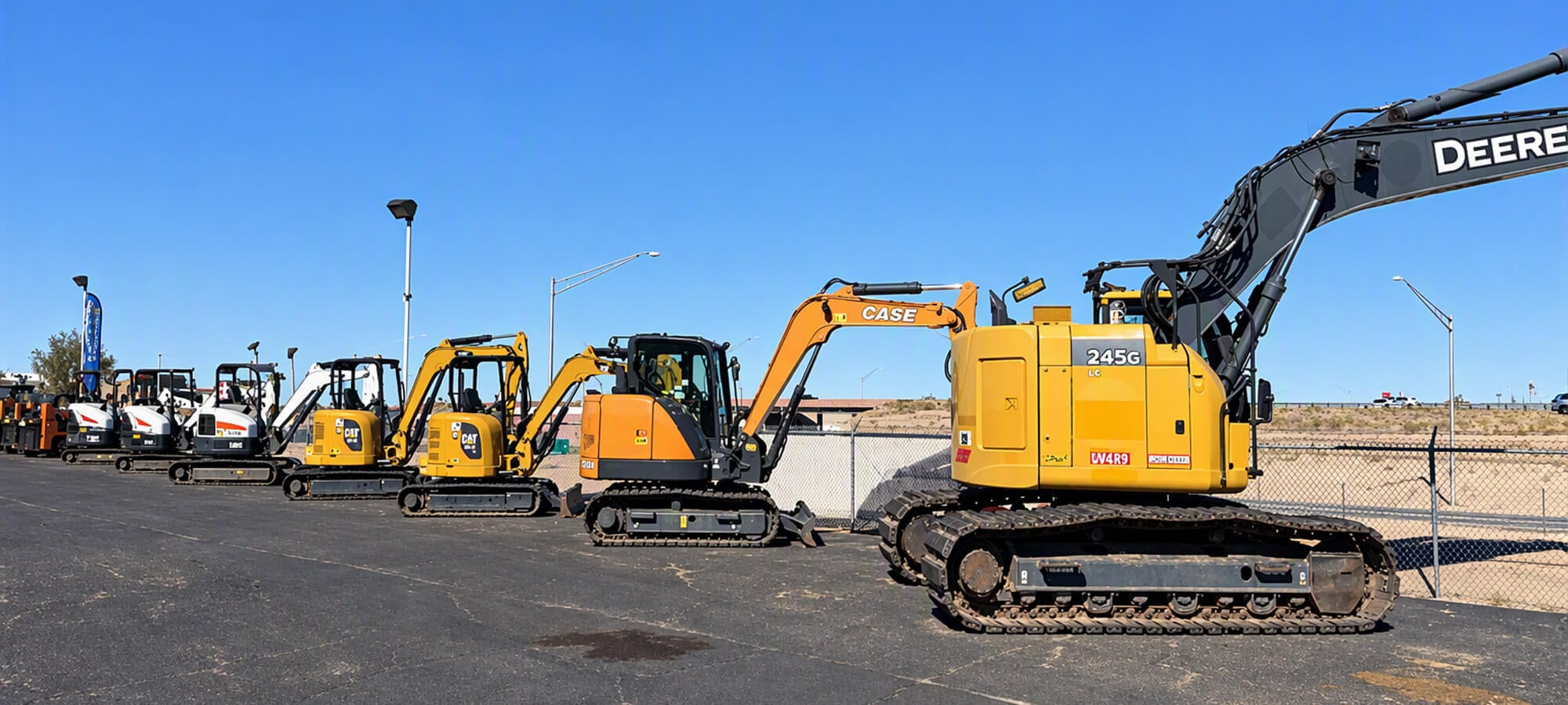 DEERE and CASE lineup